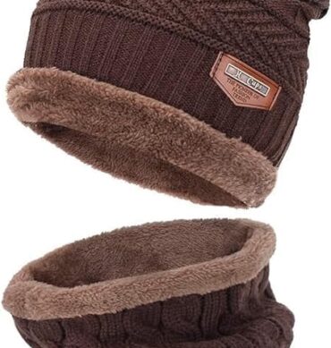 Aenon Fashion is my passion Gym Winter Cap & Muffler for Men & Women| Beanie Cap