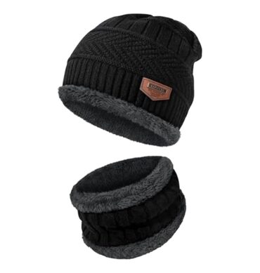 Aenon Fashion is my passion Gym Winter Cap & Muffler for Men & Women| Beanie Cap
