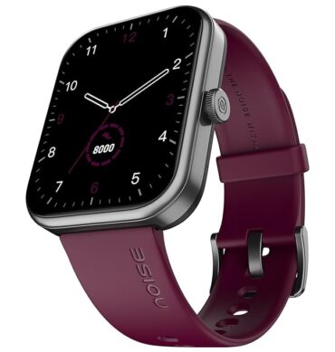 Noise Pulse 2 Max 1.85" Display, Bluetooth Calling Smart Watch, 10 Days Battery, 550 NITS Brightness, Smart DND, 100 Sports Modes, Smartwatch for Men and Women (Deep Wine)