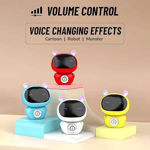 Mirana Mr. Robot | Smart Interactive Talkback Toy for Kids | USB Rechargeable Type-C | in-Built Music | Best Gift for Boys & Girls 2 3 4 5 6 7 8+ Years (Yellow) - Image 2