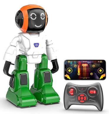 Mirana Moonwalker | Smart Interactive Chat-GPT AI Robot Toy for Kids | USB Rechargeable Type-C | AR Games & In-Built Bluetooth Speaker | Remote & App Controlled | Gift for Boys & Girls 2+ Years (Tiranga)