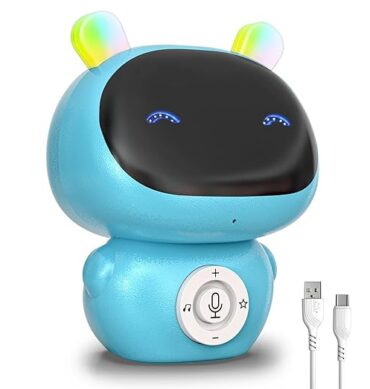 Mirana Mr. Robot | Smart Interactive Talkback Toy for Kids | USB Rechargeable Type-C | in-Built Music | Best Gift for Boys & Girls 2 3 4 5 6 7 8+ Years (Blue)