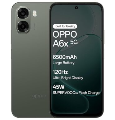Oppo A6X 5G (Olive Green, 6GB RAM, 128GB Storage)