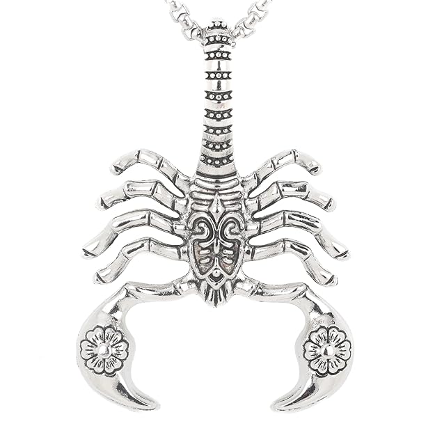 THE MEN THING Alloy Pendant with Pure Stainless Steel 24inch Round Box Chain, American trending Style for Men & Boys
