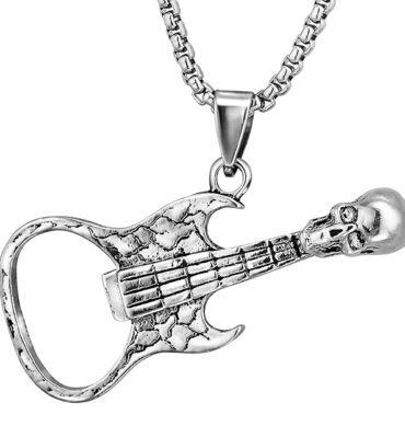 THE MEN THING Alloy Pendant with Pure Stainless Steel 24inch Round Box Chain, American trending Style for Men & Boys