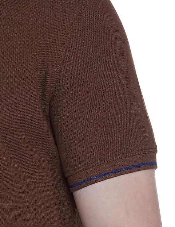 Van Heusen Men's Cotton Solid Regular Fit T-Shirt - Image 4