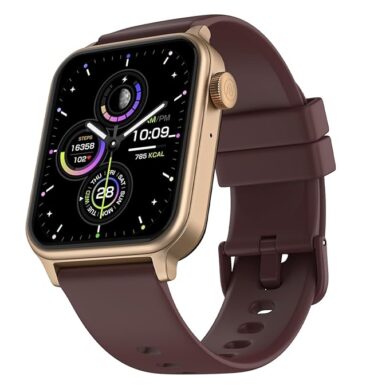 Noise Pulse 2 Max 1.85" Display, Bluetooth Calling Smart Watch, 10 Days Battery, 550 NITS Brightness, Smart DND, 100 Sports Modes, Smartwatch for Men and Women (Deep Wine)