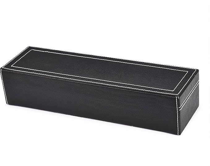 Men's and Women's Leatherette Watch organizer holder Case for 6 Watches, Removable Watch Pillows, Watch Box Holder, Gift for Loved Ones (Grey::Grey) - Image 4
