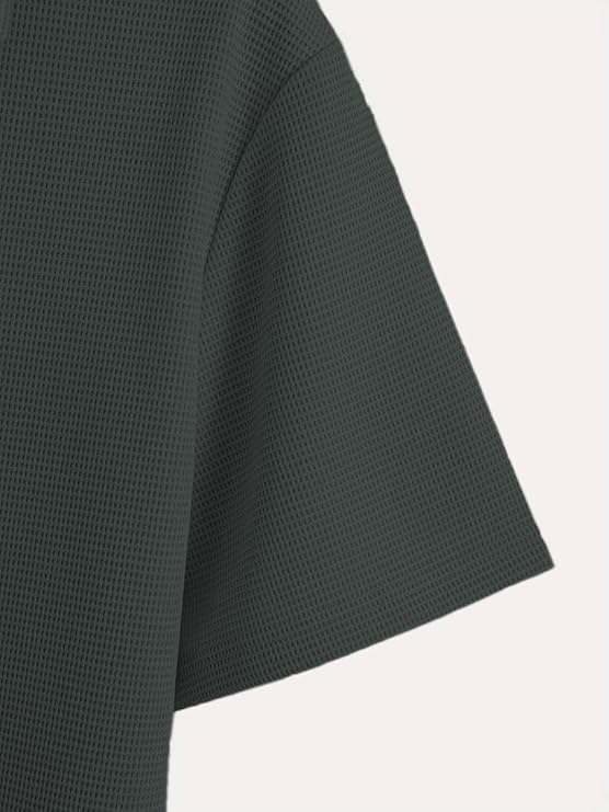Premium Waffle Knit T-Shirt || Tshirt for Man || Mens Tshirt - Image 3