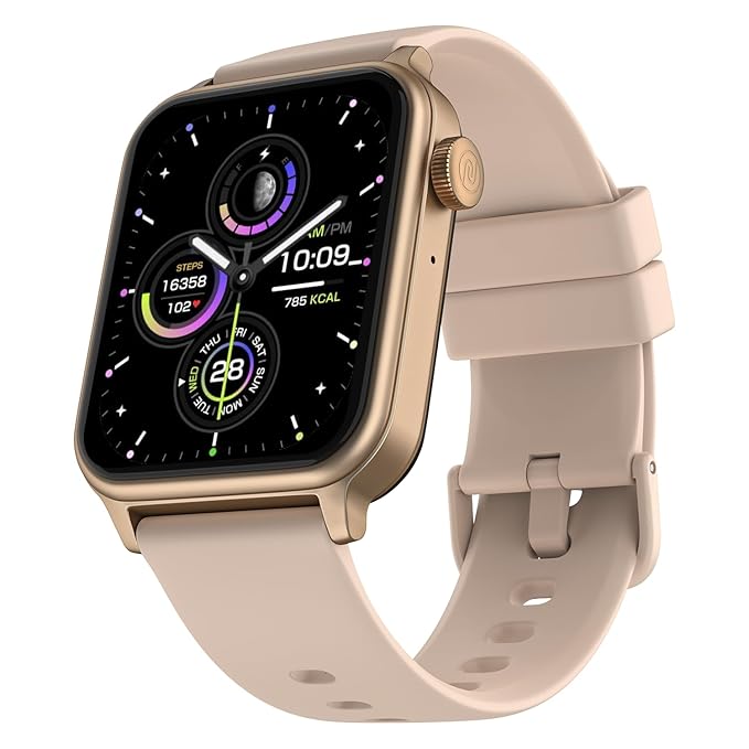 Noise Pulse 2 Max 1.85" Display, Bluetooth Calling Smart Watch, 10 Days Battery, 550 NITS Brightness, Smart DND, 100 Sports Modes, Smartwatch for Men and Women (Rose Pink)